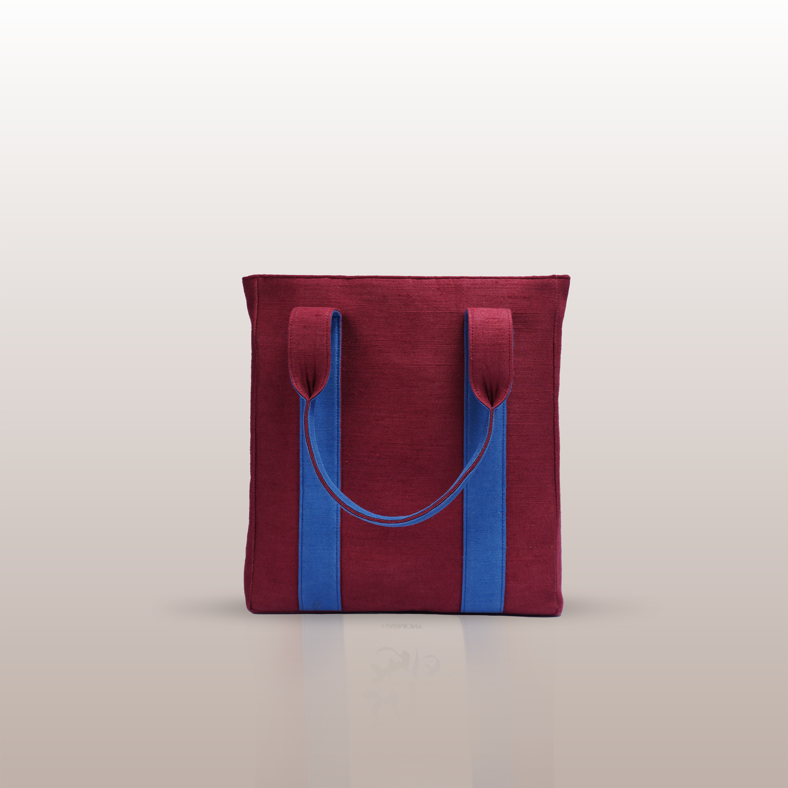 Sustainable Jute Wine Ruby Reverence Tote | Kaahu