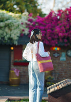 Purely Rose Tote - Kaahu
PDP label: SHOULDER CARRY