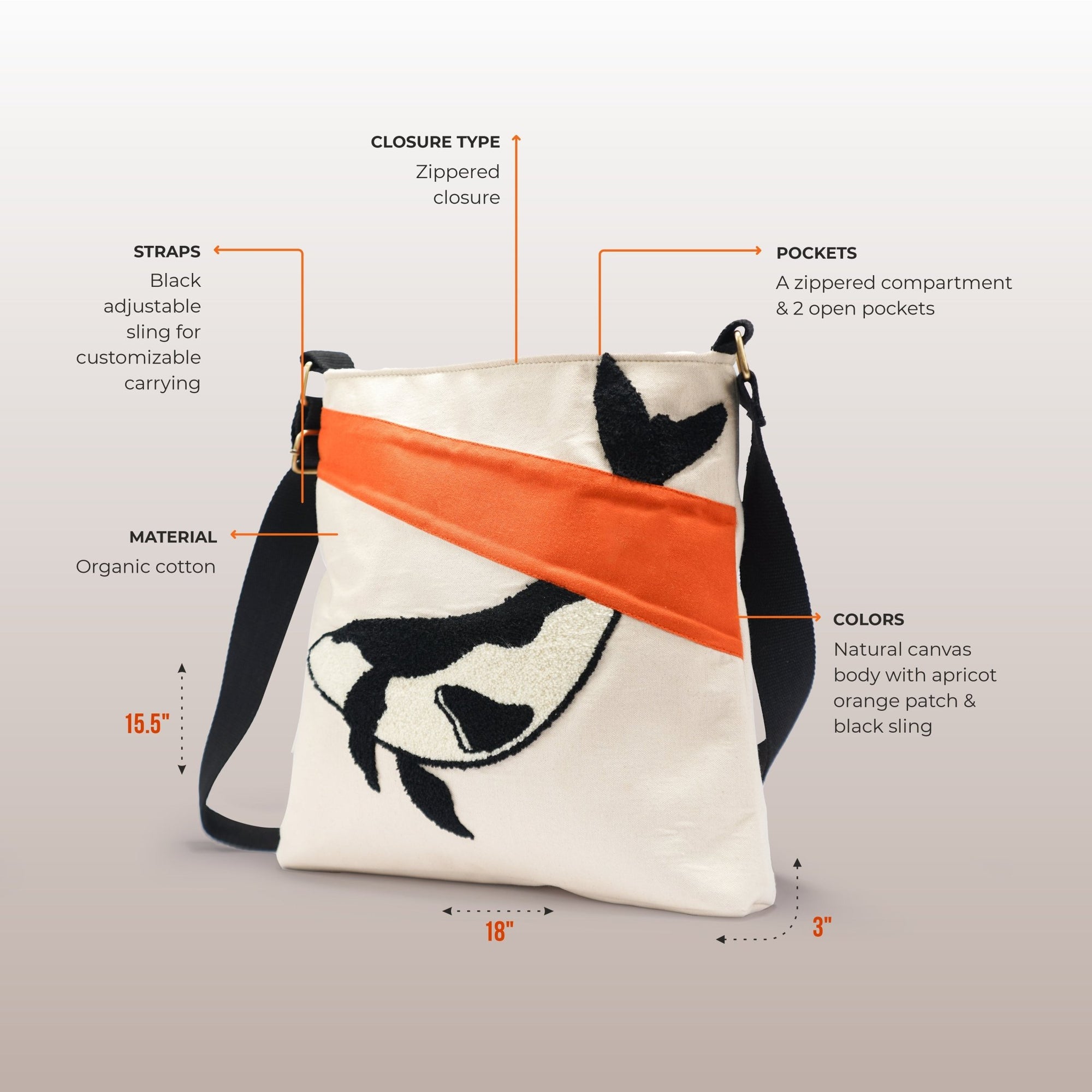 Echo of the Orca Tote - Kaahu
PDP label: DIMENSIONS