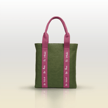 Elysian Woods Tote - Kaahu, organic cotton bag sustainable bag
PDP label: FRONT