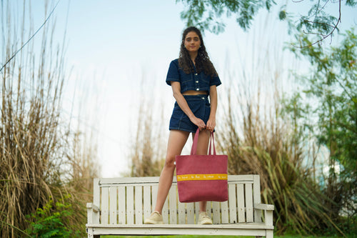 Purely Rose Tote - Kaahu
PDP label: PICNIC CARRY
