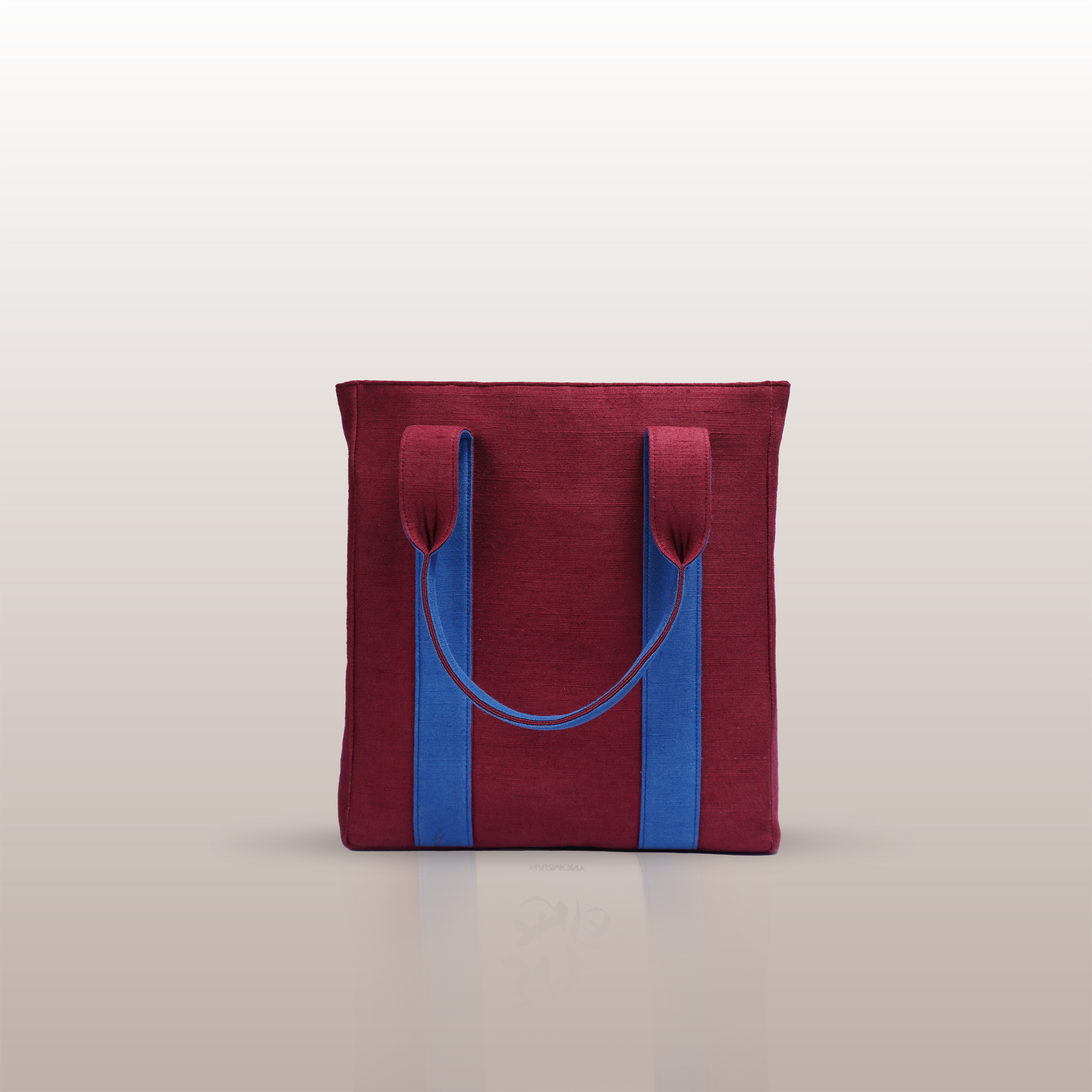 Sustainable Jute Wine Ruby Reverence Tote | Kaahu