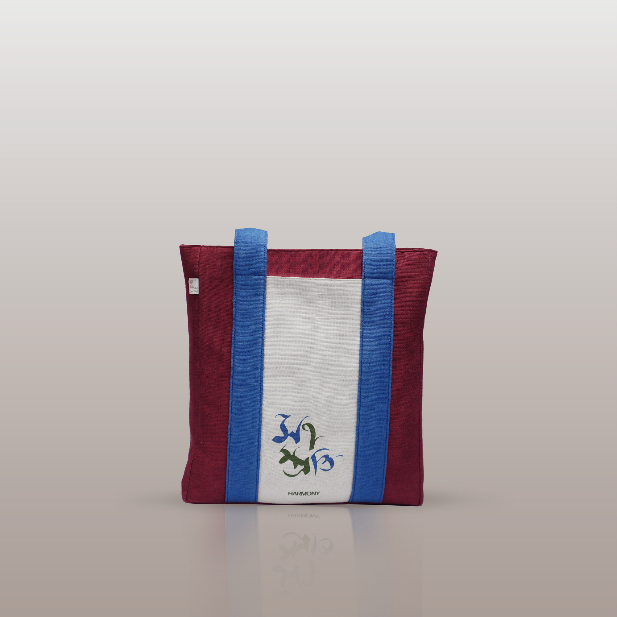 Sustainable Jute Wine Ruby Reverence Tote | Kaahu