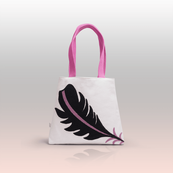Seraph Feather Tote - Kaahu
PDP label: FRONT